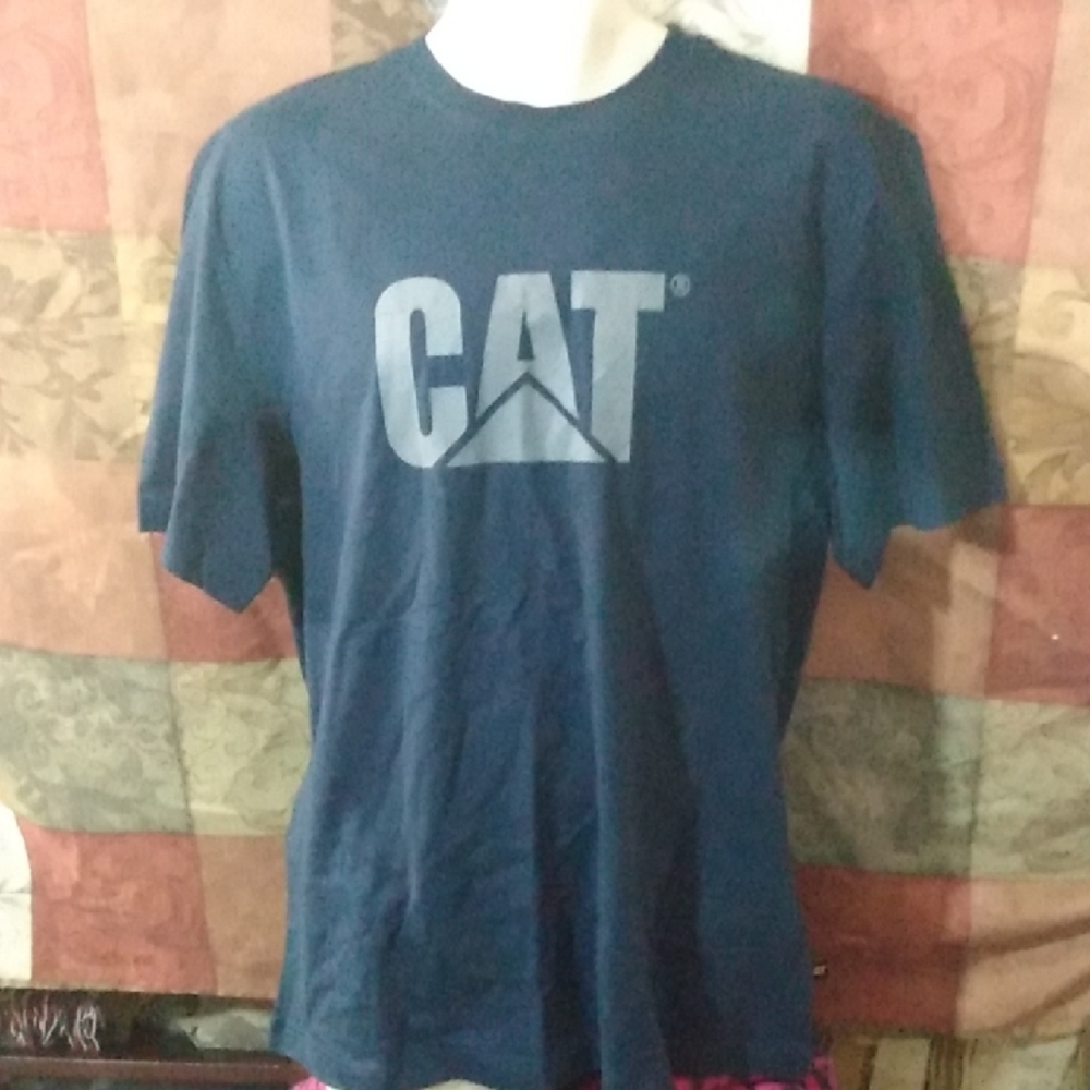 NWT CAT Navy Blue T-Shirt